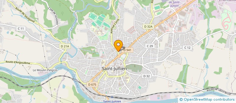 localisation de l'entreprise MADAME LAURA FREDON  SAINT-JUNIEN