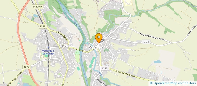 localisation de l'entreprise MADAME LAURA FREI à VENERQUE