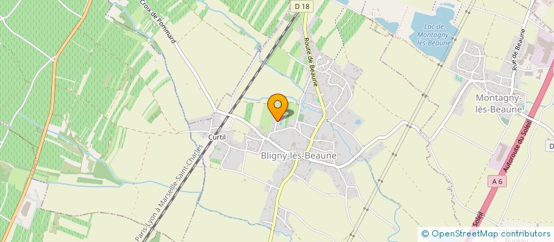 localisation de l'entreprise MADAME LAURA FREROT  BLIGNY-LES-BEAUNE