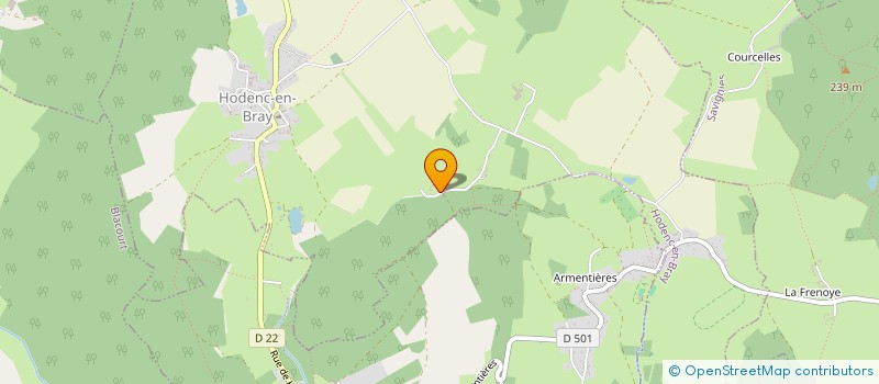 localisation de l'entreprise MADAME LAURA FREYERMUTH  HODENC-EN-BRAY