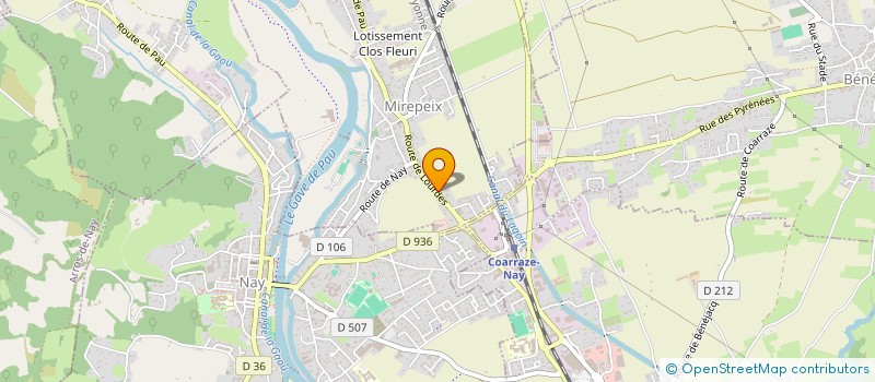 localisation de l'entreprise MADAME LAURA FUCHET  MIREPEIX