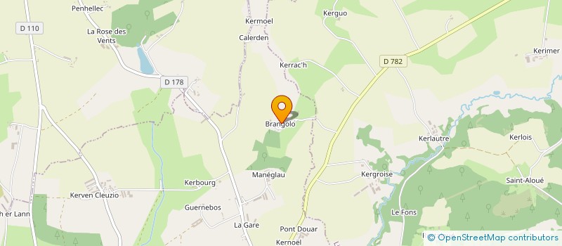 localisation de l'entreprise MADAME LAURA FURET  KERNASCLEDEN