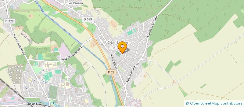 localisation de l'entreprise MADAME LAURA GABAGLIO  OBERHOFFEN-SUR-MODER