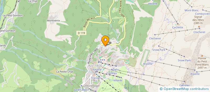 localisation de l'entreprise MADAME LAURA GABETTY  BOURG-SAINT-MAURICE