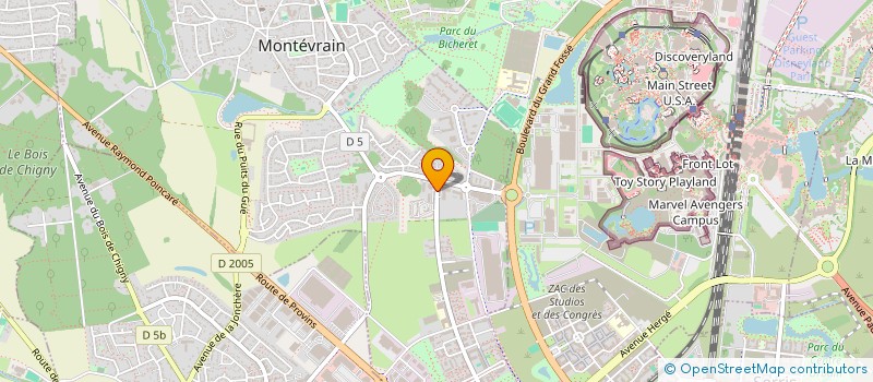 localisation de l'entreprise MADAME LAURA GAGEY  MONTEVRAIN