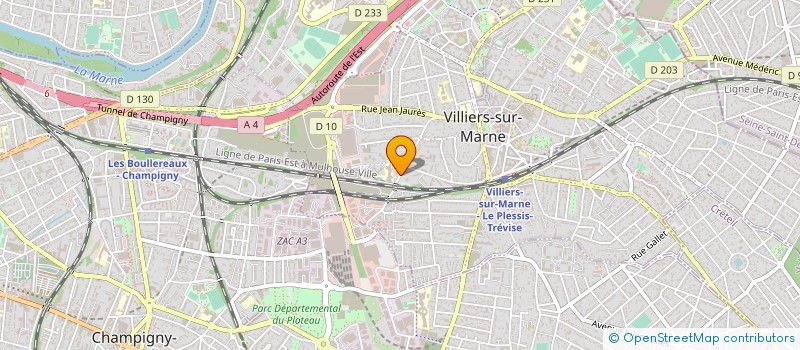 localisation de l'entreprise MADAME LAURA GALACCI à VILLIERS-SUR-MARNE