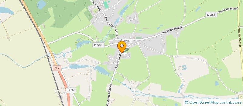 localisation de l'entreprise MADAME LAURA GALAN  TREVOL