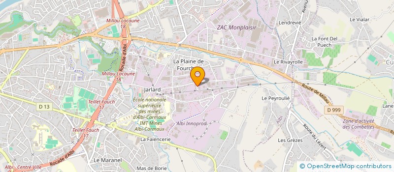 localisation de l'entreprise MADAME LAURA GALINAITIS à ALBI