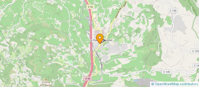 localisation de l'entreprise MADAME LAURA GARAFFA à LE CASTELLET
