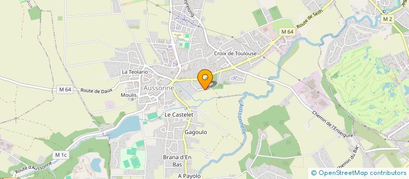localisation de l'entreprise MADAME LAURA GARCIA à AUSSONNE