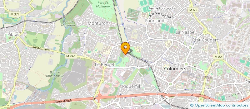 localisation de l'entreprise MADAME LAURA GARCIA à COLOMIERS