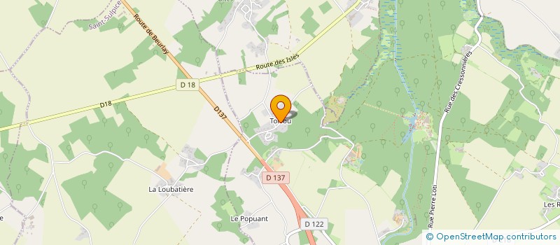 localisation de l'entreprise MADAME LAURA GARCIA  SAINT-PORCHAIRE