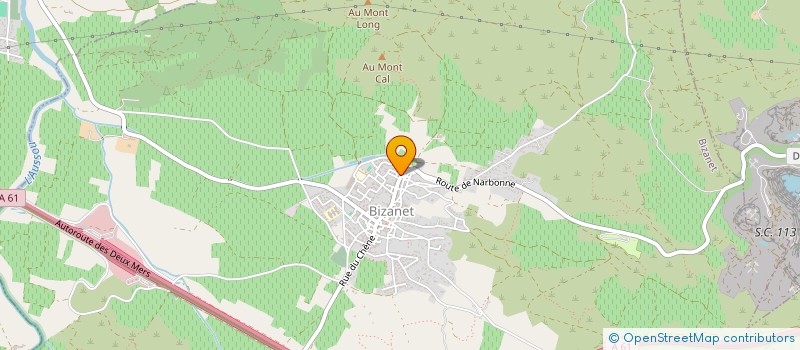 localisation de l'entreprise MADAME LAURA GARRIGUE  LUC-SUR-ORBIEU