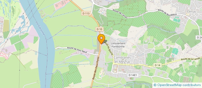 localisation de l'entreprise MADAME LAURA GATOUILLAT  CAMBLANES-ET-MEYNAC