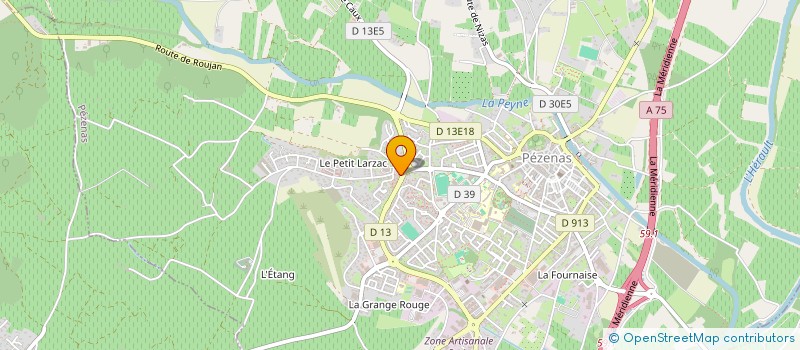 localisation de l'entreprise MADAME LAURA GAUBOUR  PEZENAS