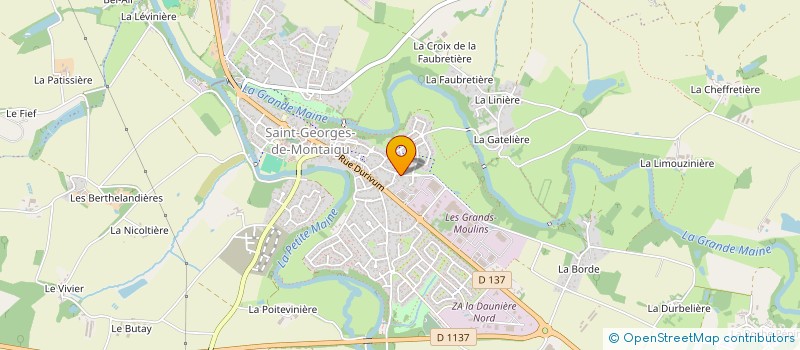 localisation de l'entreprise MADAME LAURA GAUTIER à MONTAIGU-VENDEE