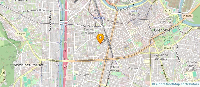 localisation de l'entreprise MADAME LAURA GAUTIER  GRENOBLE