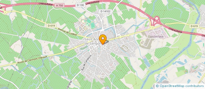 localisation de l'entreprise MADAME LAURA GAUTIN--CLUTOT  SAINT-ANDRE-DE-SANGONIS