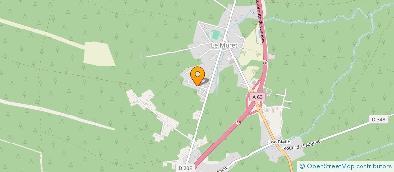 localisation de l'entreprise MADAME LAURA GAUTRON  SAUGNAC-ET-MURET