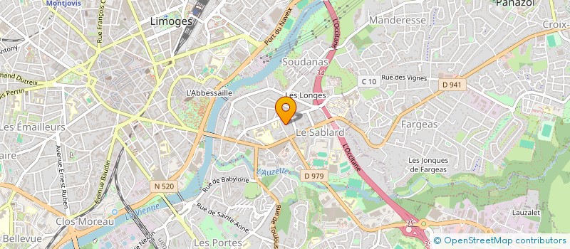 localisation de l'entreprise MADAME LAURA GENEST à LIMOGES