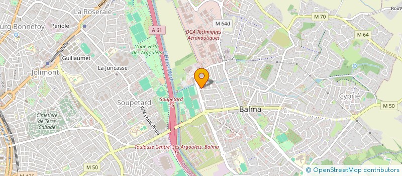 localisation de l'entreprise MADAME LAURA GENESTE  BALMA