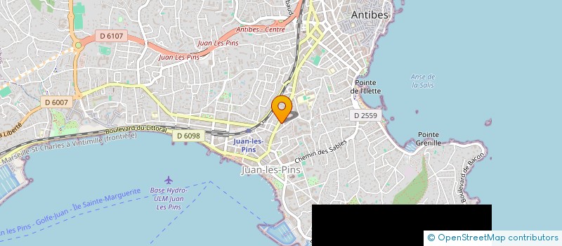 localisation de l'entreprise MADAME LAURA GERAUD à ANTIBES