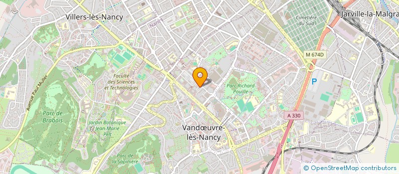 localisation de l'entreprise MADAME LAURA GERMAIN  VANDUVRE-LES-NANCY