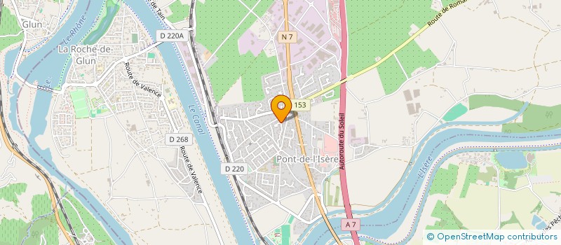 localisation de l'entreprise MADAME LAURA GHALEM  PONT-DE-L'ISERE