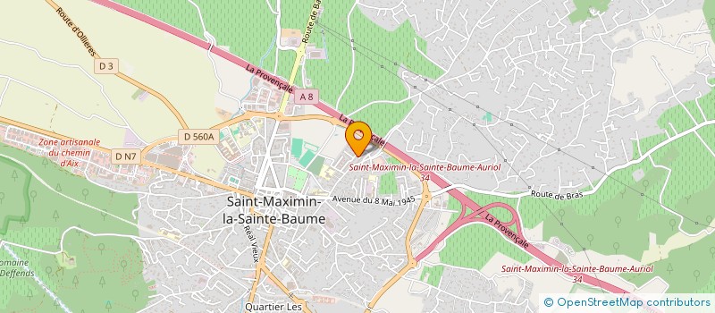 localisation de l'entreprise MADAME LAURA GIANNINI à SAINT-MAXIMIN-LA-SAINTE-BAUME