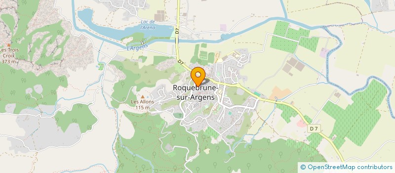 localisation de l'entreprise MADAME LAURA GILLET à ROQUEBRUNE-SUR-ARGENS