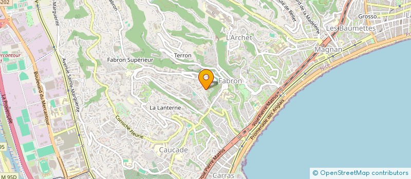 localisation de l'entreprise MADAME LAURA GILLI à NICE