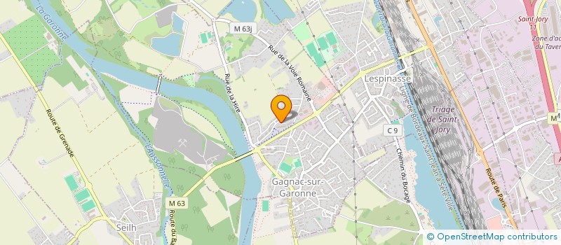 localisation de l'entreprise MADAME LAURA GINESTET  GAGNAC-SUR-GARONNE