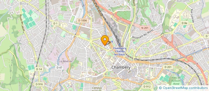 localisation de l'entreprise MADAME LAURA GIRAUD à CHAMBERY
