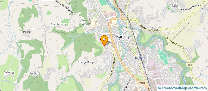 localisation de l'entreprise MADAME LAURA GIROD  RUMILLY