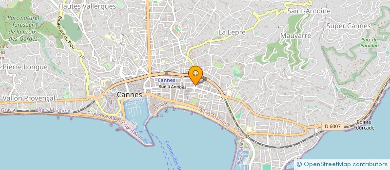 localisation de l'entreprise MADAME LAURA GIUSTI  CANNES