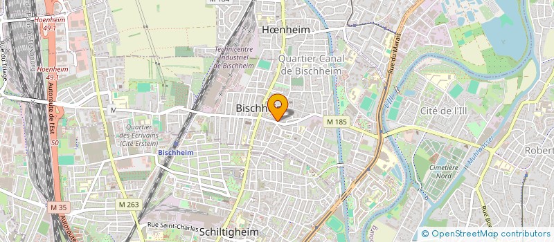 localisation de l'entreprise MADAME LAURA GLASSER à BISCHHEIM
