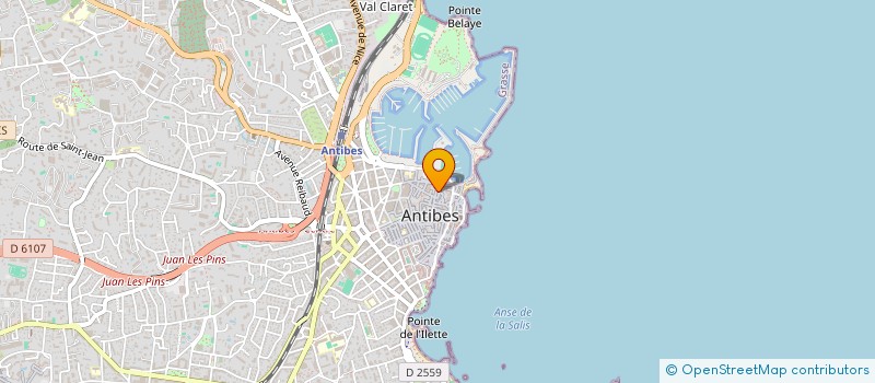 localisation de l'entreprise MADAME LAURA GLORY  ANTIBES