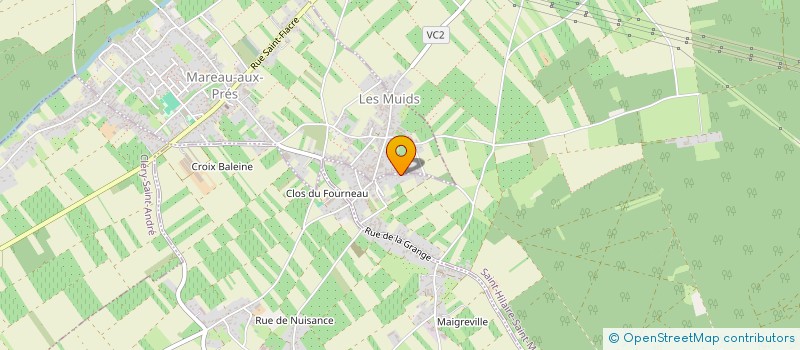 localisation de l'entreprise MADAME LAURA GOARD à SAINT-HILAIRE-SAINT-MESMIN