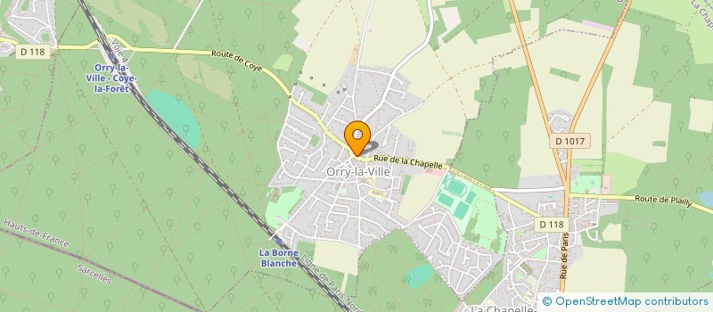 localisation de l'entreprise MADAME LAURA GODET à ORRY-LA-VILLE