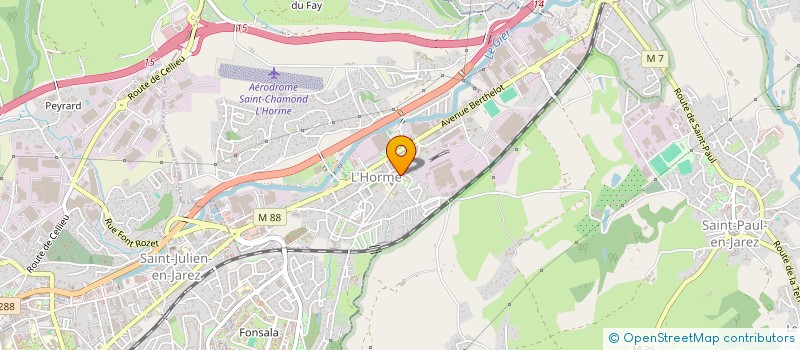 localisation de l'entreprise MADAME LAURA GODONNIER  L'HORME