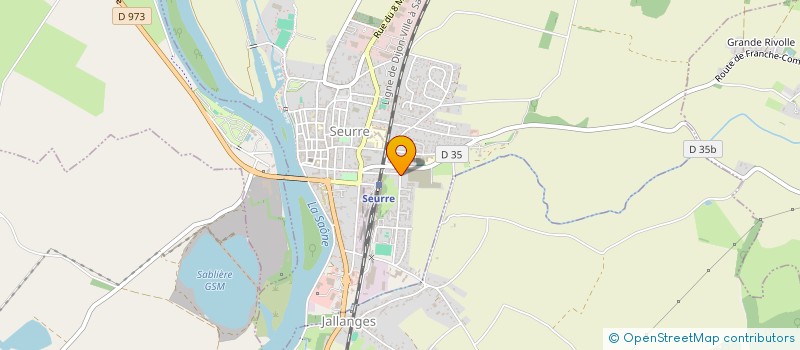 localisation de l'entreprise MADAME LAURA GOLFIER  SEURRE