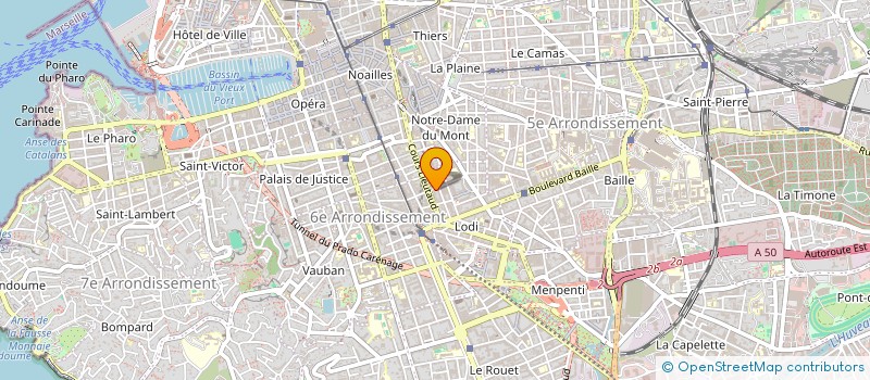 localisation de l'entreprise MADAME LAURA GOMES à MARSEILLE