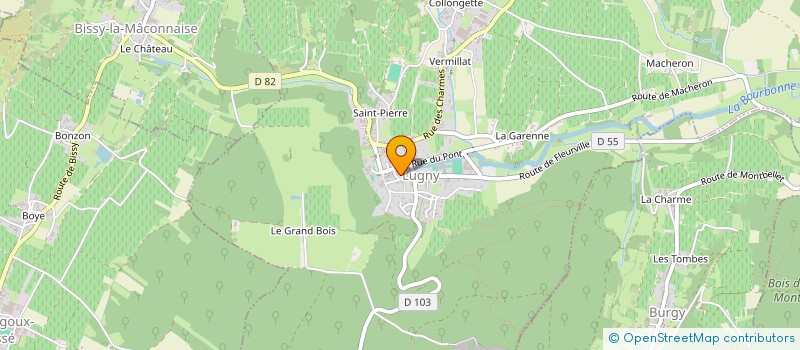 localisation de l'entreprise MADAME LAURA GOMES à LUGNY