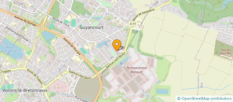 localisation de l'entreprise MADAME LAURA GOMEZ GUERRA à GUYANCOURT