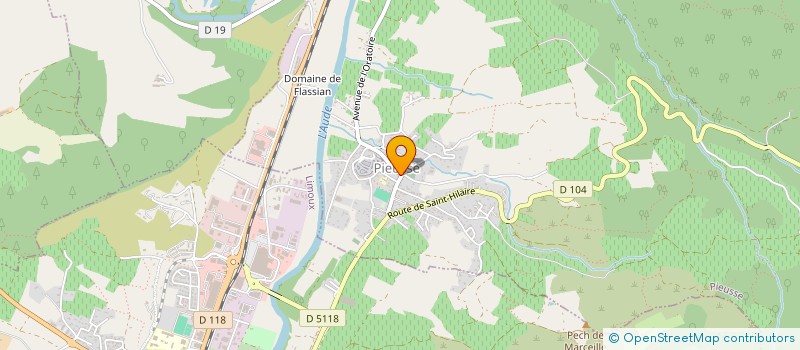 localisation de l'entreprise MADAME LAURA GONZALEZ  LIMOUX