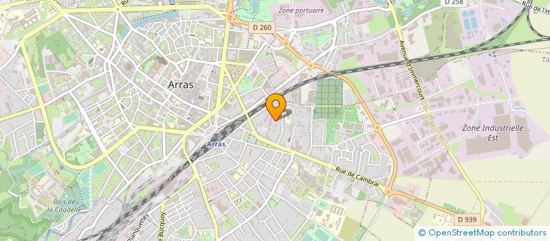 localisation de l'entreprise MADAME LAURA GOSSELIN  ARRAS