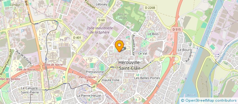 localisation de l'entreprise MADAME LAURA GOUGEON à HEROUVILLE-SAINT-CLAIR