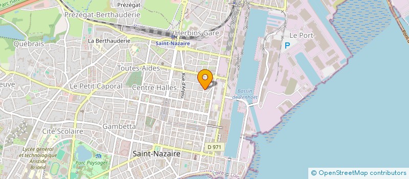 localisation de l'entreprise MADAME LAURA GOUMON  SAINT-NAZAIRE