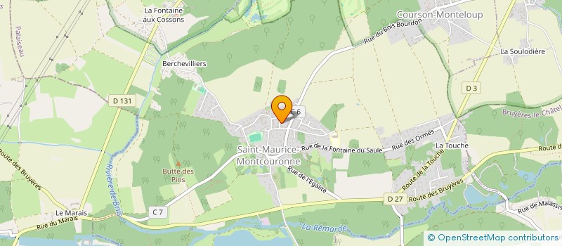 localisation de l'entreprise MADAME LAURA GRAZIANI  SAINT-MAURICE-MONTCOURONNE