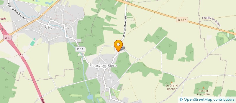 localisation de l'entreprise MADAME LAURA GRELL--REGEN  FLEURY-EN-BIERE